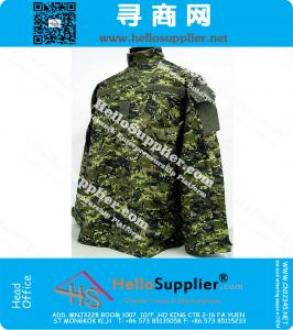 BDU Canada Army Battle Uniform Woodland Digital Camouflage Suit Military Combat Uniform Sets Jacket and Pants